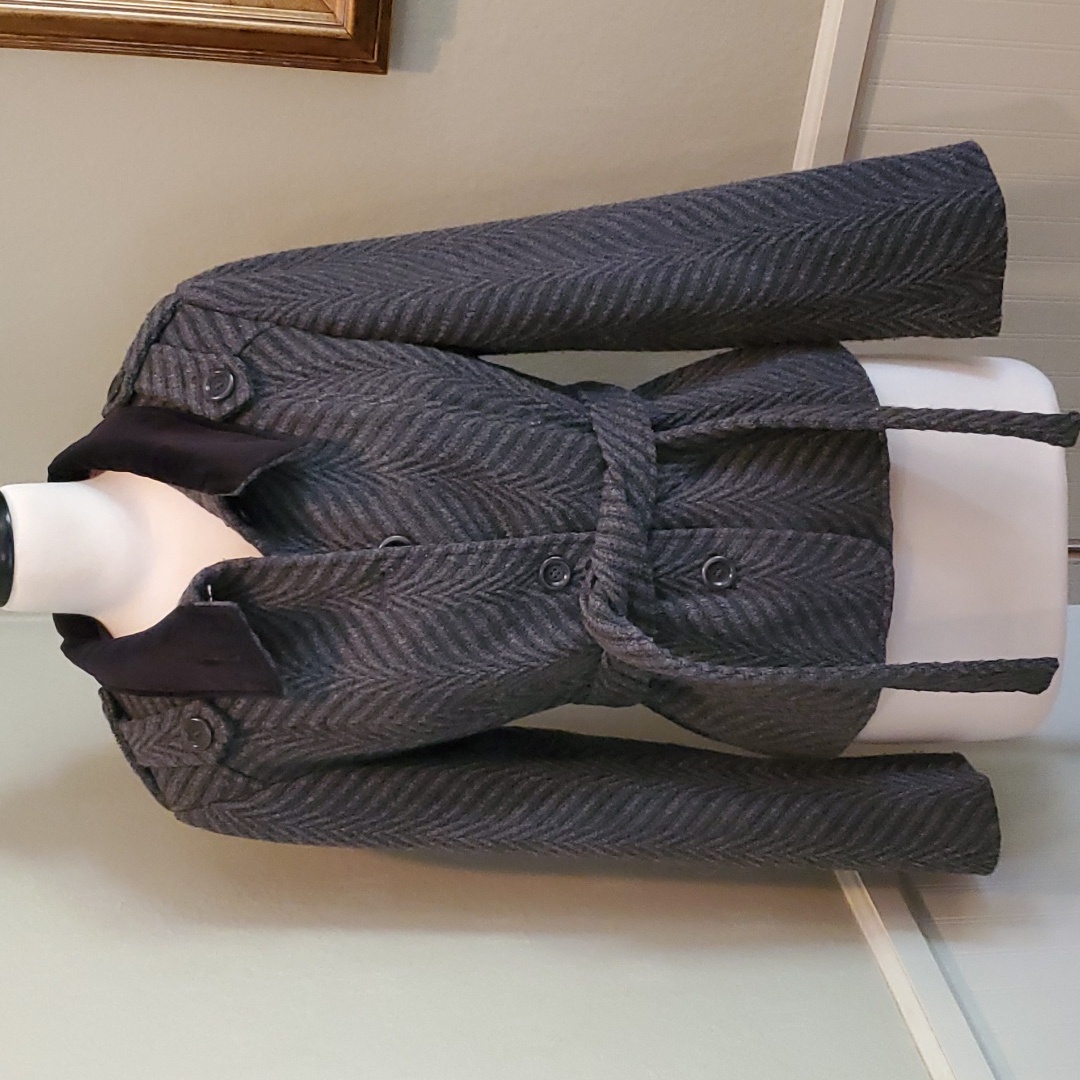 Ted Baker Belted Wool Blend Coat